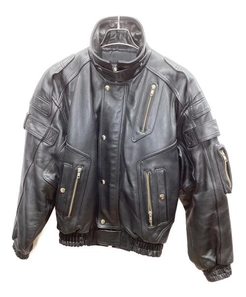 B's Leather（バイカーズレザー）B's Leather (バイカーズレザー) レザージャケット ブラック サイズ:Ⅱの古着・服飾アイテム