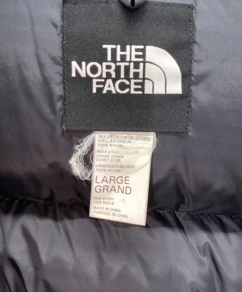 THE NORTH FACE（ザ ノース フェイス）THE NORTH FACE (ザ ノース フェイス) ダウンジャケット ブラック×ブルー サイズ:Lの古着・服飾アイテム