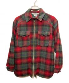 L.L.Bean（エルエルビーン）の古着「ウールジャケット」｜レッド×グリーン
