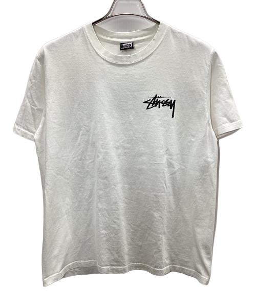 stussy（ステューシー）stussy (ステューシー) 半袖カットソー ホワイト サイズ:Mの古着・服飾アイテム