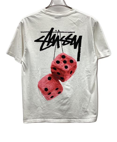stussy（ステューシー）stussy (ステューシー) 半袖カットソー ホワイト サイズ:Mの古着・服飾アイテム