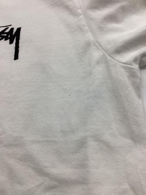 stussy（ステューシー）stussy (ステューシー) 半袖カットソー ホワイト サイズ:Mの古着・服飾アイテム