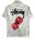 stussy (ステューシー) 半袖カットソー ホワイト サイズ:M：6000円
