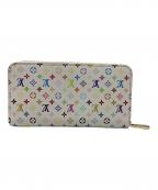 LOUIS VUITTONルイ ヴィトン）の古着「Louis Vuitton　LV×TM　ジッピーウォレット　モノグラム　マルチカラー」｜ホワイト