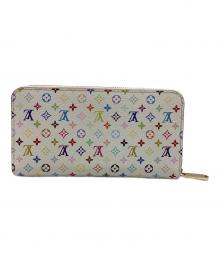LOUIS VUITTON（ルイ ヴィトン）の古着「Louis Vuitton　LV×TM　ジッピーウォレット　モノグラム　マルチカラー」｜ホワイト