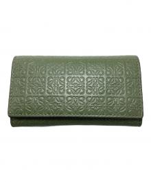 LOEWE（ロエベ）の古着「リピート アナグラム キーケース」｜グリーン×オレンジ