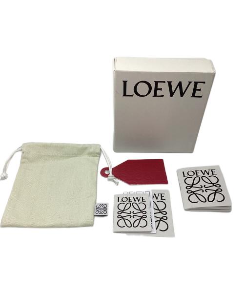 LOEWE（ロエベ）LOEWE (ロエベ) リピート アナグラム キーケース グリーン×オレンジの古着・服飾アイテム