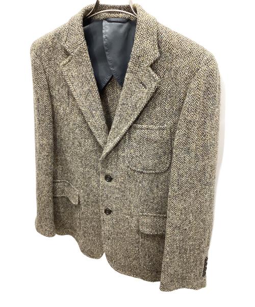 Harris Tweed（ハリスツイード）Harris Tweed (ハリスツイード) ウールジャケット ブラウン サイズ:Mの古着・服飾アイテム