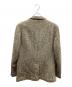 Harris Tweed (ハリスツイード) ウールジャケット ブラウン サイズ:M：10000円