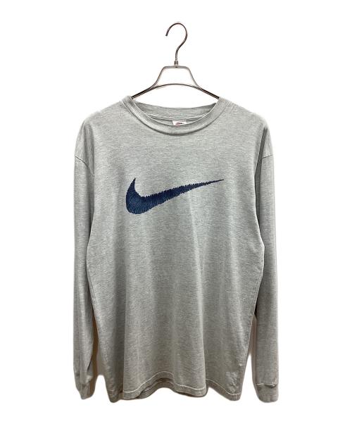 NIKE（ナイキ）NIKE (ナイキ) 長袖カットソー ライトグレー サイズ:Mの古着・服飾アイテム