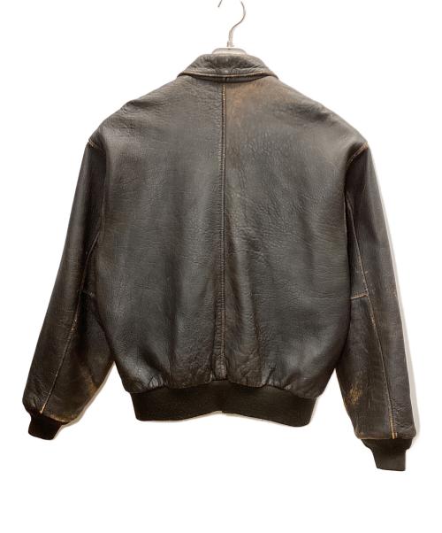 AVIREX（アヴィレックス）AVIREX (アヴィレックス) A-2レザーフライトジャケット ブラウン サイズ:なしの古着・服飾アイテム