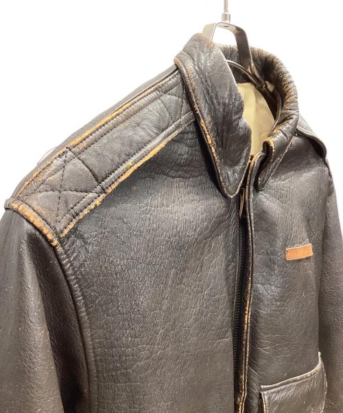AVIREX（アヴィレックス）AVIREX (アヴィレックス) A-2レザーフライトジャケット ブラウン サイズ:なしの古着・服飾アイテム