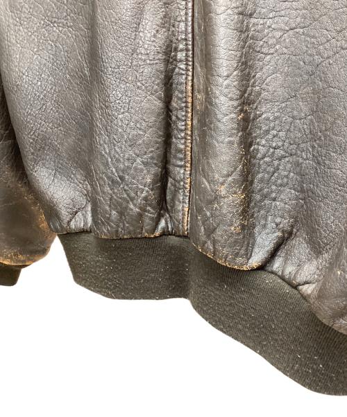 AVIREX（アヴィレックス）AVIREX (アヴィレックス) A-2レザーフライトジャケット ブラウン サイズ:なしの古着・服飾アイテム