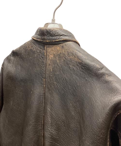 AVIREX（アヴィレックス）AVIREX (アヴィレックス) A-2レザーフライトジャケット ブラウン サイズ:なしの古着・服飾アイテム