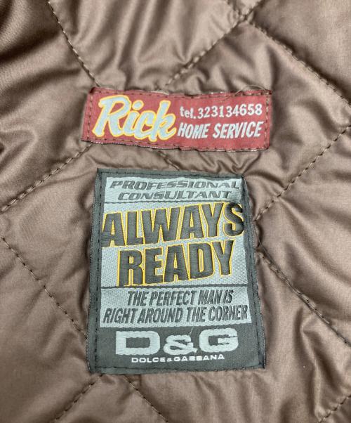 DOLCE & GABBANA（ドルチェ＆ガッバーナ）DOLCE & GABBANA (ドルチェ＆ガッバーナ) ハンティングジャケット ブラウン サイズ:52の古着・服飾アイテム