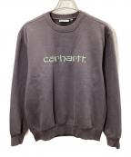 CarHarttカーハート）の古着「クルーネックスウェット」｜パープル