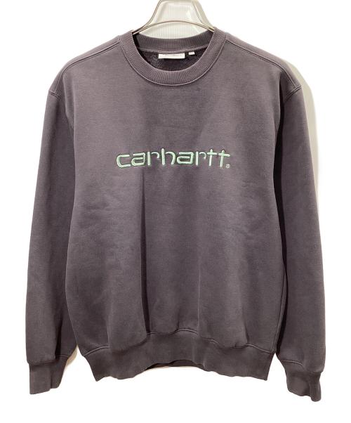 CarHartt（カーハート）CarHartt (カーハート) クルーネックスウェット パープル サイズ:Mの古着・服飾アイテム