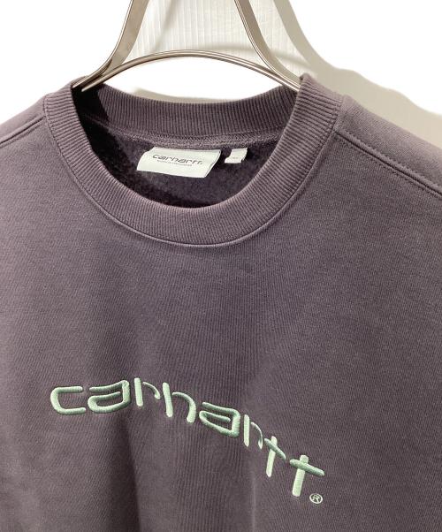 CarHartt（カーハート）CarHartt (カーハート) クルーネックスウェット パープル サイズ:Mの古着・服飾アイテム
