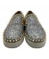 中古・古着 Christian Louboutin (クリスチャン・ルブタン) Christian Louboutin スタッズスリッポン グレー サイズ:37：14000円