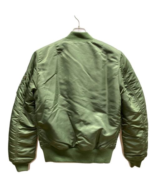 ALPHA（アルファ）ALPHA (アルファ) MA-1ジャケット カーキ サイズ:Lの古着・服飾アイテム