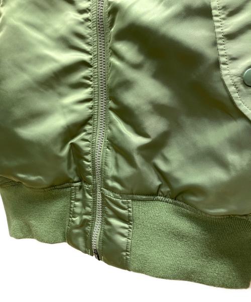 ALPHA（アルファ）ALPHA (アルファ) MA-1ジャケット カーキ サイズ:Lの古着・服飾アイテム