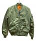 ALPHA（アルファ）の古着「MA-1ジャケット」｜カーキ