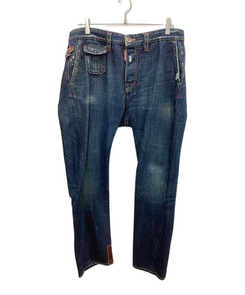 DSQUARED2（ディースクエアード）DSQUARED2 (ディースクエアード) デニムパンツ インディゴ サイズ:50の古着・服飾アイテム
