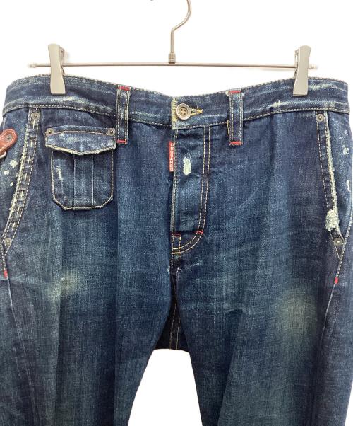 DSQUARED2（ディースクエアード）DSQUARED2 (ディースクエアード) デニムパンツ インディゴ サイズ:50の古着・服飾アイテム