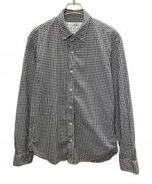 Frank&Eileen（フランクアンドアイリーン）の古着「フィンバーイタリアンコットンチェックシャツ」｜ホワイト