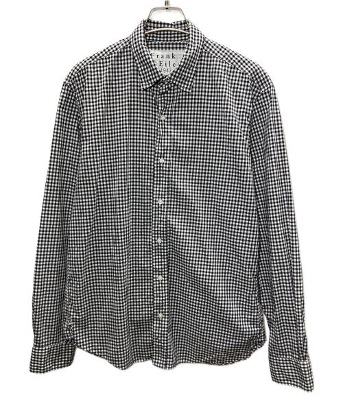 Frank&Eileen（フランクアンドアイリーン）Frank&Eileen (フランクアンドアイリーン) フィンバーイタリアンコットンチェックシャツ ホワイト サイズ:Mの古着・服飾アイテム