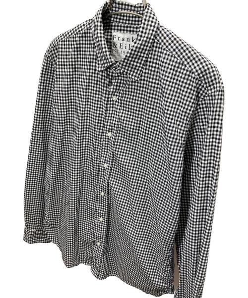 Frank&Eileen（フランクアンドアイリーン）Frank&Eileen (フランクアンドアイリーン) フィンバーイタリアンコットンチェックシャツ ホワイト サイズ:Mの古着・服飾アイテム