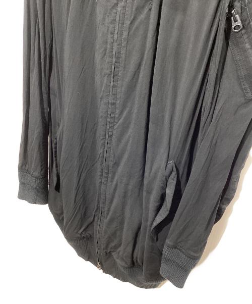 Y’s Purple Label（ワイズパープルレーベル）Y’s purple label (ワイズパープルレーベル) ma-1モディファイブルゾン ブラック サイズ:2の古着・服飾アイテム