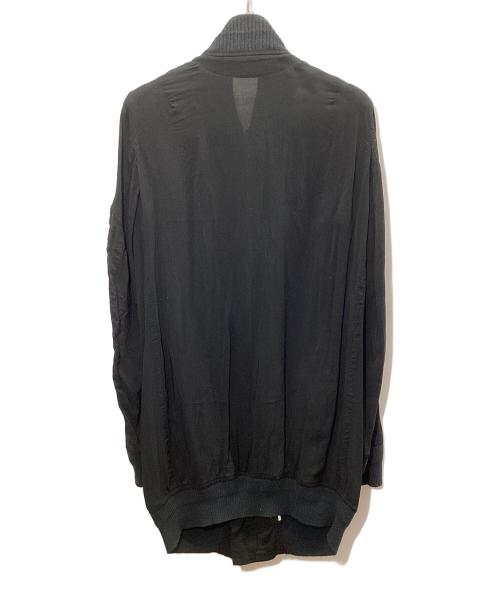 Y’s Purple Label（ワイズパープルレーベル）Y’s purple label (ワイズパープルレーベル) ma-1モディファイブルゾン ブラック サイズ:2の古着・服飾アイテム