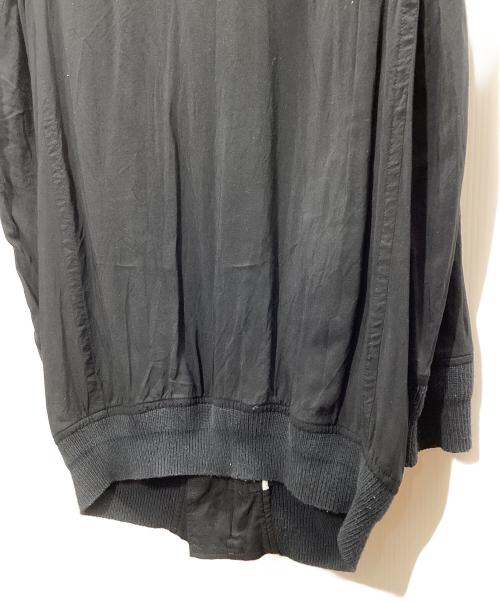 Y’s Purple Label（ワイズパープルレーベル）Y’s purple label (ワイズパープルレーベル) ma-1モディファイブルゾン ブラック サイズ:2の古着・服飾アイテム