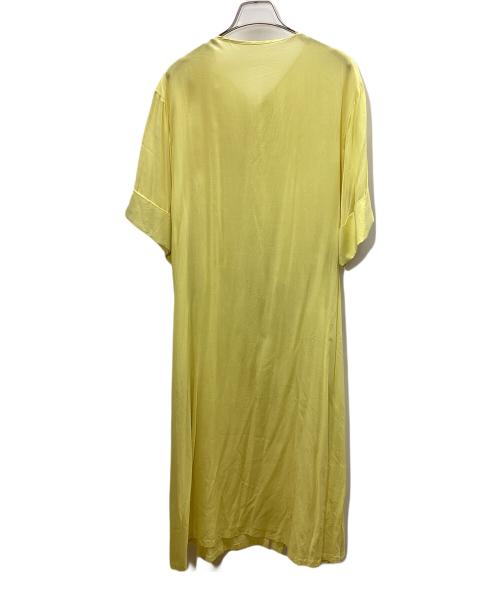 GROUND Y（グラウンドワイ）GROUND Y (グラウンドワイ) 長袖ワンピース イエロー サイズ:1の古着・服飾アイテム