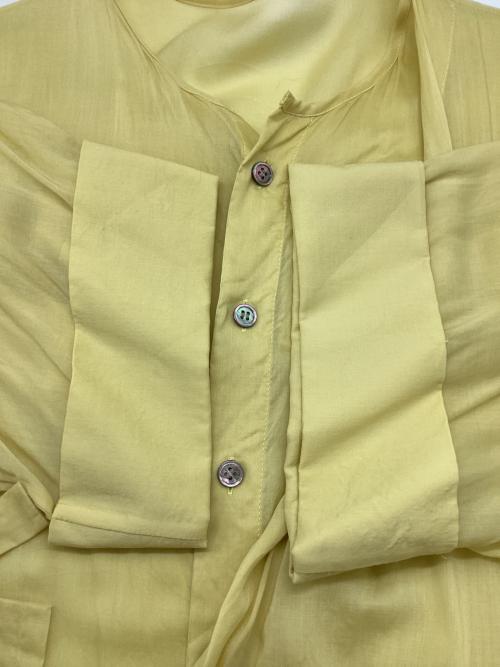 GROUND Y（グラウンドワイ）GROUND Y (グラウンドワイ) 長袖ワンピース イエロー サイズ:1の古着・服飾アイテム