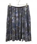 Y'sワイズ）の古着「カモフラスカート」｜ブラック×グレー