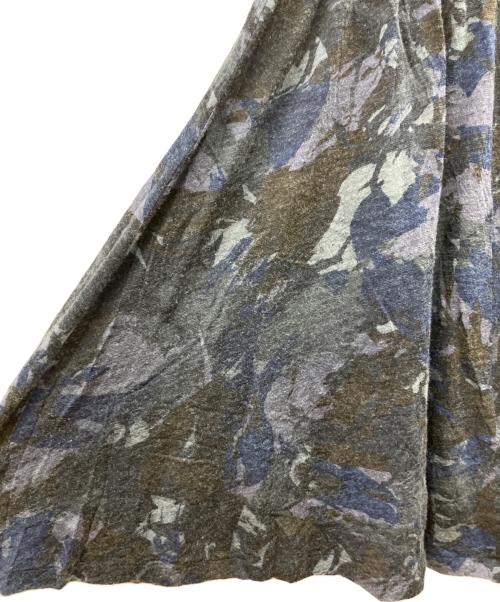 Y's（ワイズ）Y's (ワイズ) カモフラスカート ブラック×グレー サイズ:2の古着・服飾アイテム
