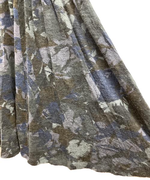 Y's（ワイズ）Y's (ワイズ) カモフラスカート ブラック×グレー サイズ:2の古着・服飾アイテム