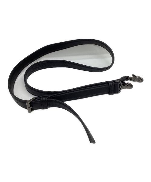 discord Yohji Yamamoto（ディスコード ヨウジヤマモト）discord Yohji Yamamoto (ディスコード ヨウジヤマモト) メルトン ポム・ド・テール ポーチ ブラック×グレーの古着・服飾アイテム