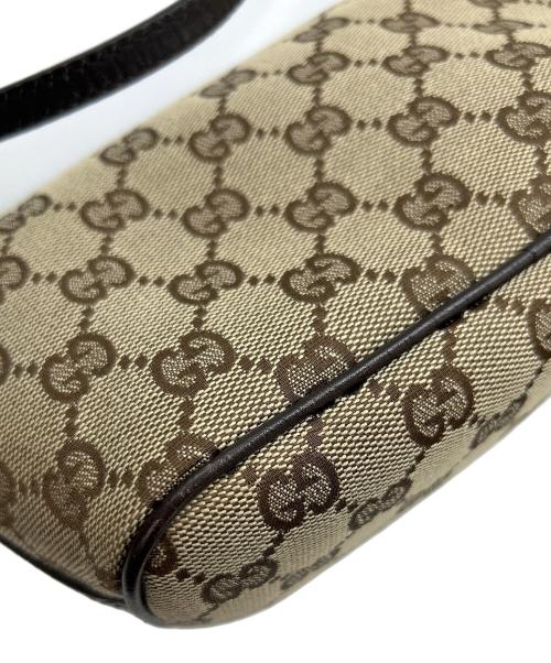GUCCI（グッチ）GUCCI (グッチ) GGアクセサリーポーチ ブラウンの古着・服飾アイテム