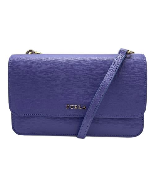 FURLA（フルラ）FURLA (フルラ) ショルダーウォレット パープルの古着・服飾アイテム