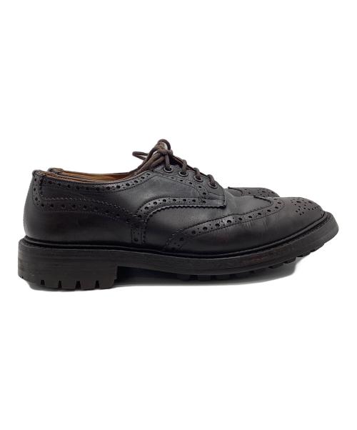 Tricker's（トリッカーズ）Tricker's (トリッカーズ) BOURTON ウィングチップシューズ ブラウン サイズ:8 1/2の古着・服飾アイテム