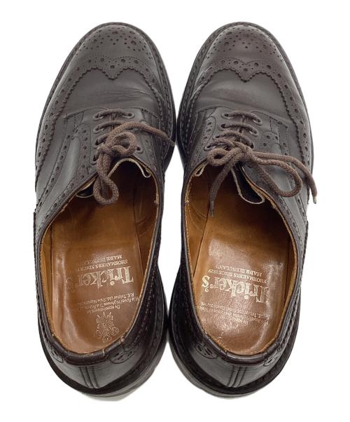 Tricker's（トリッカーズ）Tricker's (トリッカーズ) BOURTON ウィングチップシューズ ブラウン サイズ:8 1/2の古着・服飾アイテム