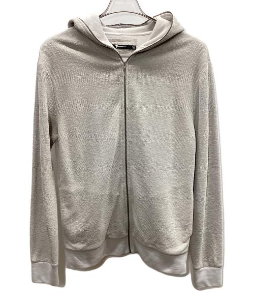 T by ALEXANDER WANG（ティーバイアレキサンダーワン）T by ALEXANDER WANG (ティーバイアレキサンダーワン) ジップパーカー ベージュ サイズ:XSの古着・服飾アイテム