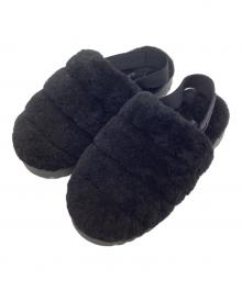 UGG（アグ）の古着「スーパー フラップ スリッパ」｜ブラック
