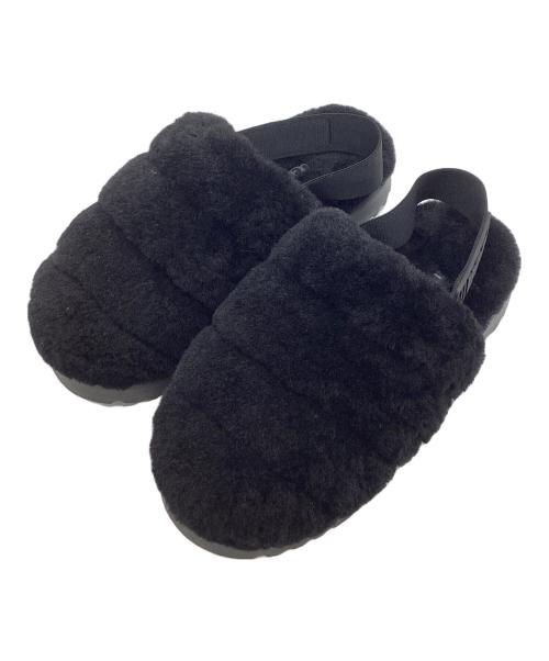 UGG（アグ）UGG (アグ) スーパー フラップ スリッパ ブラック サイズ:23の古着・服飾アイテム