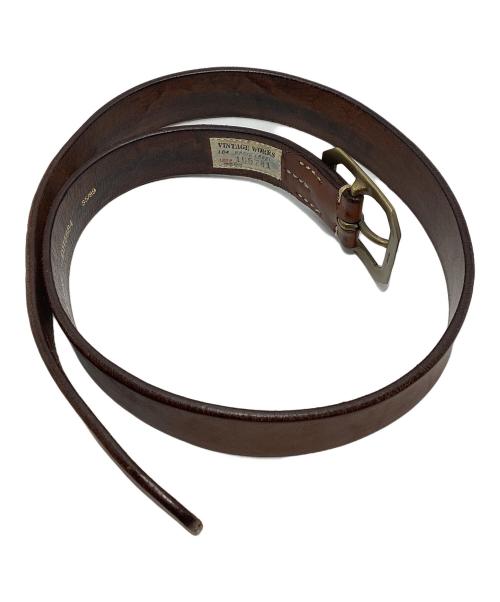 VINTAGE WORKS（ヴィンテージワークス）VINTAGE WORKS (ヴィンテージワークス) レザーベルト ブラウン サイズ:35/89の古着・服飾アイテム