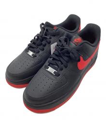 NIKE（ナイキ）の古着「Air Force 1 Low "Black/Black/University Red"エアフォース1 ロー "ラック/ブラック/ユニバーシティレッド"」｜ブラック