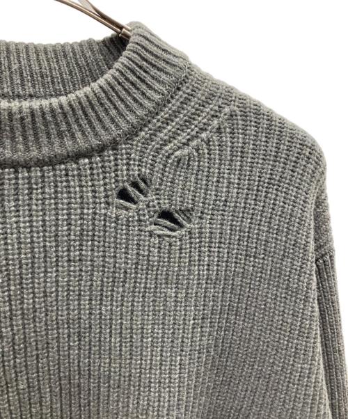 stein（シュタイン）stein (シュタイン) MILLED DAMAGE KNIT グレー サイズ:Sの古着・服飾アイテム
